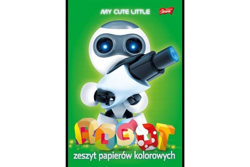 LESKLÝ FAREBNÝ PAPIER Zápisník A5/10K Detský