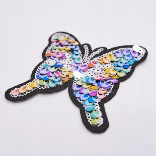 Flitrová TERMO aplikácia, nášivka BUTTERFLY, nažehľovačka