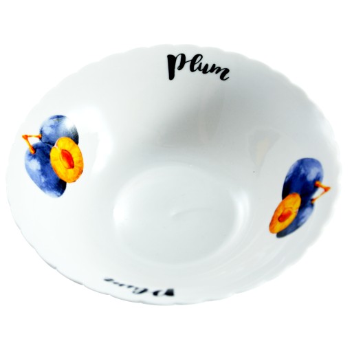 Porcelánová šalátová misa na Slivkový šalát, 18 cm