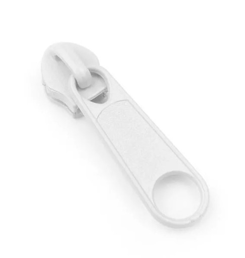 Páska na zips 3 zips Biely zips + patentky