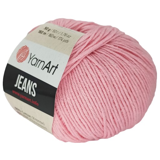 YARNART JEANS priadza 36 ružová