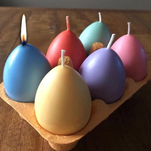 Silikónová forma na voskové sviečky Egg 5 Easter egg