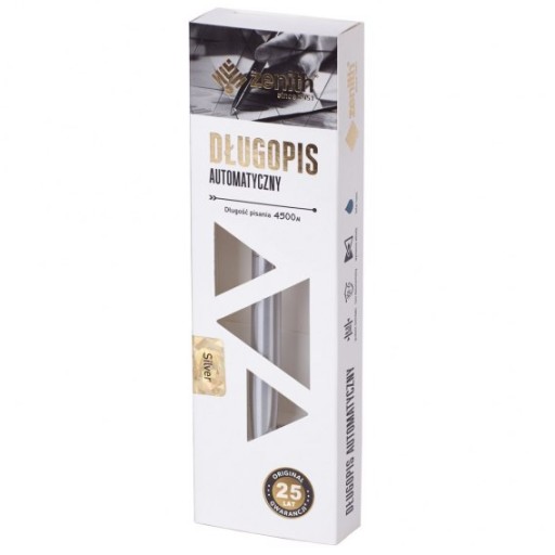 ZENITH automatické elegantné guľôčkové pero Silver 0,8