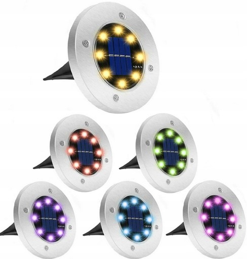 SOLÁRNA ZÁHRADNÁ LAMPA, RGB NÁSTROJNÁ LAMPA, VNÚTORNÁ LED, X 1