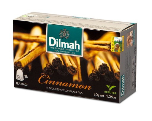 Dilmah Black Tea Škorica Škorica 20 vrecúšok Škoricový čaj