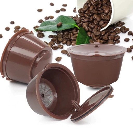 5x DOLCE GUSTO OPÄTOVNE POUŽITEĽNÉ kávové kapsuly