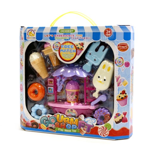 KOŠÍK SO SLADKOMI MINI ZMRZLINOVÝ PARTY SHOP
