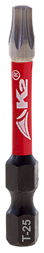 Nárazový hrot pre skrutkovač K2 Impact TX25 TORX T-25 S2 50mm