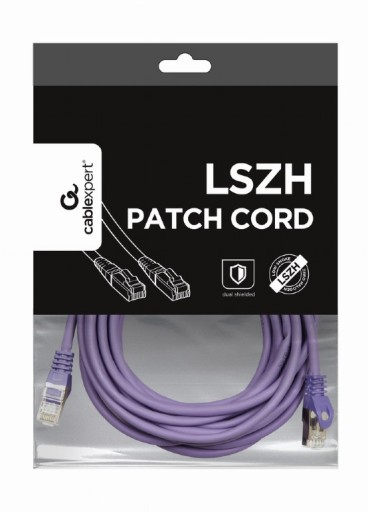 PATCHCORD LAN ETHERNET RJ45 CAT6A FTP 2M SIEŤOVÝ KÁBEL