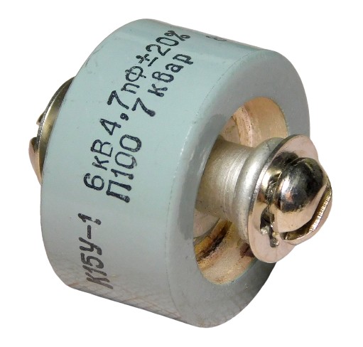 Keramický kondenzátor 4,7pF 6kV 7kWar