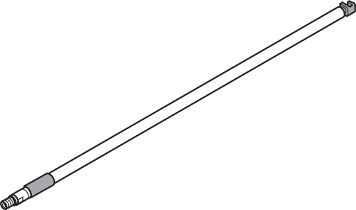 BLUM ZRG.421V.ID METABOX zábradlie 450mm šedé
