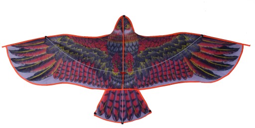 VEĽKÝ KITE XXL ODPRAĎOVAČ VTÁKOV EAGLE HAWK 140cm lano DARČEK