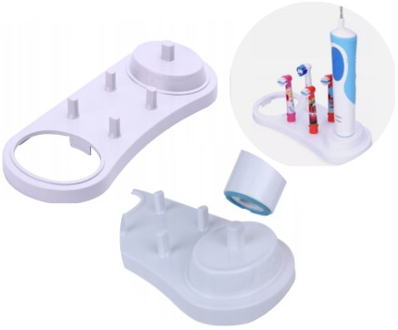 STOJANOVÝ DRŽIAK STOJANU PRE ELEKTRICKÚ ZUBNÚ KEFKU ORAL-B 4 HLAVY