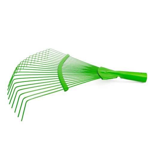 Kovové vejárové hrable s palicou 38 cm