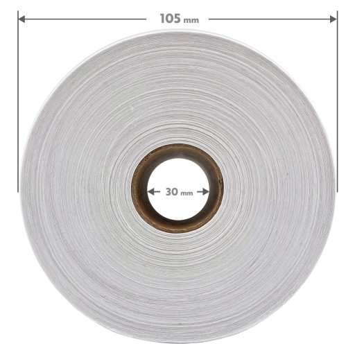 BIELE TERMOŠTÍTKY 100x150 mm 500 ks
