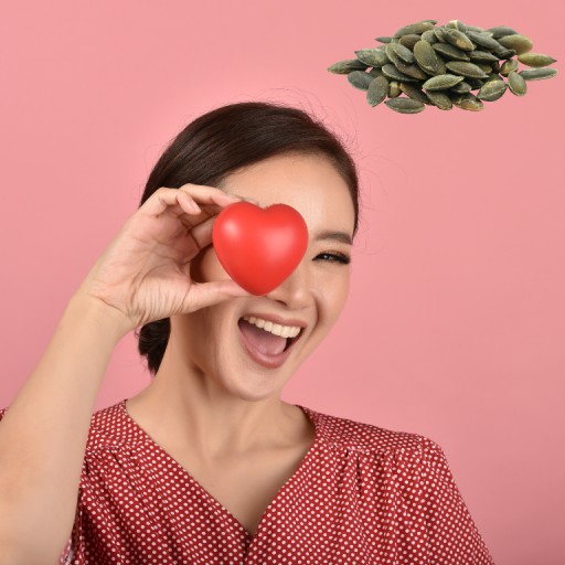 tekvicové semienka tmavozelené BIO s certifikátom zdroja zinku vitamínov A B E K