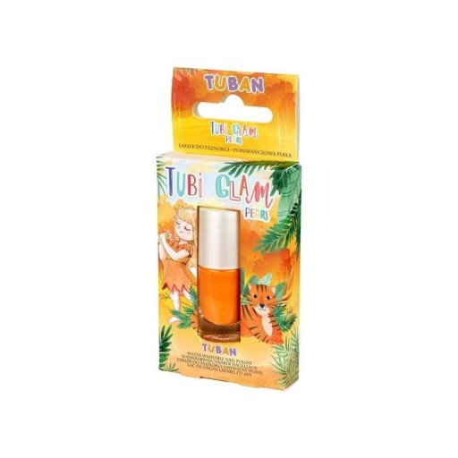 Lak na nechty Tubi Glam - perleťový oranžový