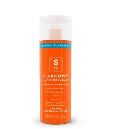 BARWA Sulphur Mattifying Tonikum, starostlivosť proti akné, 200 ml