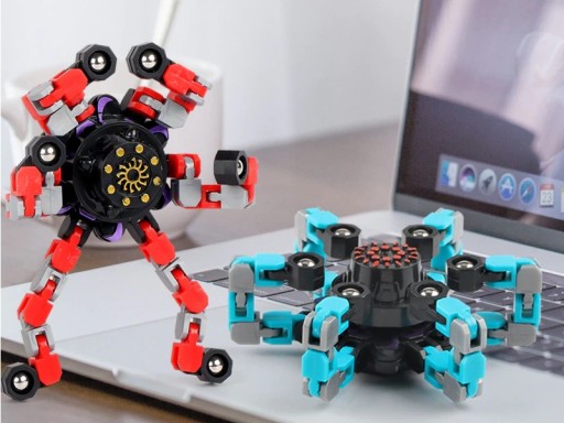 ANTISTRESOVÝ SKLADACÍ ROBOT FIDGET SPINNER