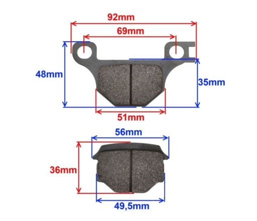 JUNAK 902 901 / SPORT 4T Brzdové platničky Brzd