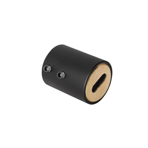 Hrot na montáž na rúrku, rozetová tyč 25 mm čierna AC510-H-CZA