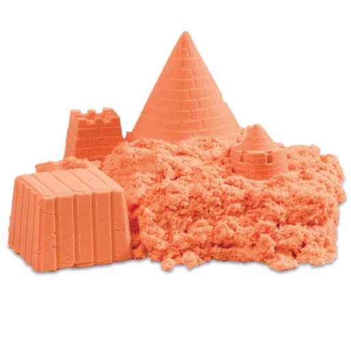 KINETICKÝ PIESOK 1 KG ORANŽOVÝ PIESOK PIESOK SUPER PLAST
