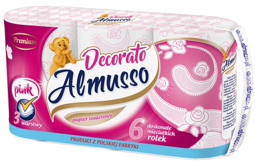 ALMUSSO DECORATO 3-VRSTVOVÝ TOALETNÝ PAPIER A'6