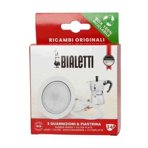 Tesnenia Bialetti pre kávovary MOKA 3tz 4tz, 3 ks