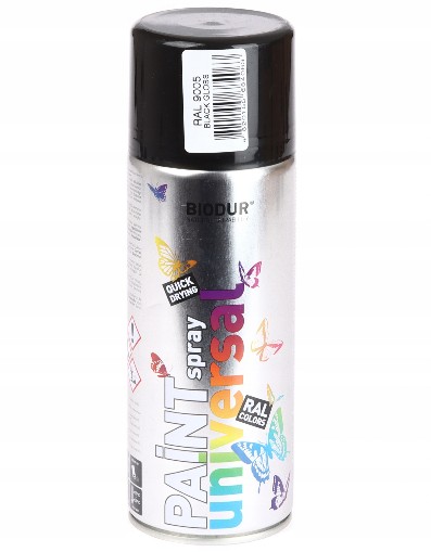 UNIVERZÁLNY SMALT SPREJ 400ml LESK ČIERNA