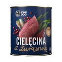 John Dog Berry mokré krmivo teľacie brusnice 800g