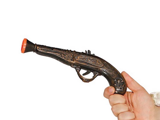 PIRATE JACK SPARROW ZLATÝ REVOLVER