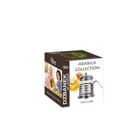 SKLENENÁ KONVIČKA NA MLIEKO ARABICA 200 ml