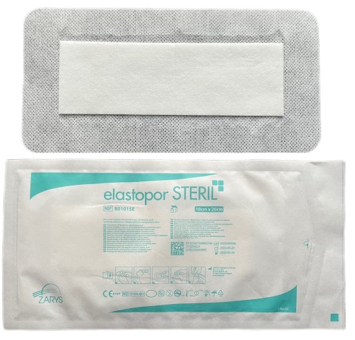 OMIETKA STERILNÁ OBLIEVKA ELASTOPOR STERIL 10x20cm 1ks