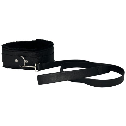Choker, obojok a vodítko BDSM v tréningovom sete