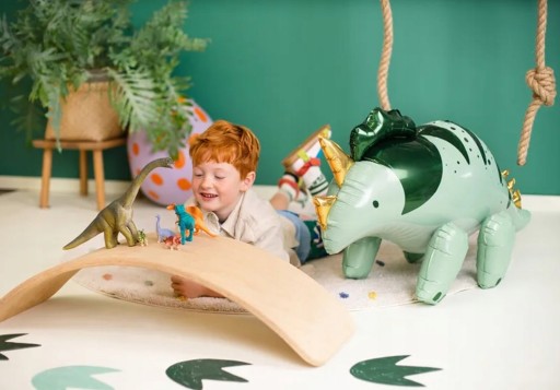 DINOSAUR TRICERATOPS fóliový balón narodeninová PARTY Dino VEĽKÝ STOJACÍ 101cm