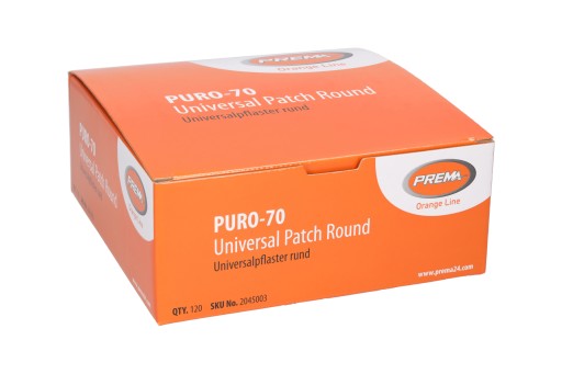 Záplata na pneumatiky kruhová 70 mm PREMA 6 ks.