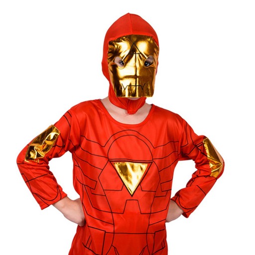 AVENGERS IRON MAN CHLAPČENSKÁ KOSTÝMOVÁ MASKA 98-110 - Karnevalová súprava
