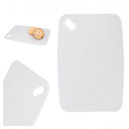Dosky doska na krájanie 30x20 cm krémová plastová masívna kuchynka
