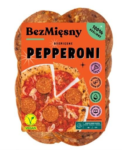 Pepperoni plátky bezmäsité 100g BEZMÄSOVÉ MÄSO