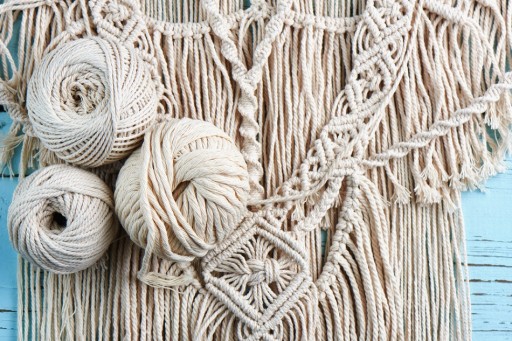 NAJLEPŠIA BAVLNENÁ ŠNÚRA PRE MACRAME 5MM 100M