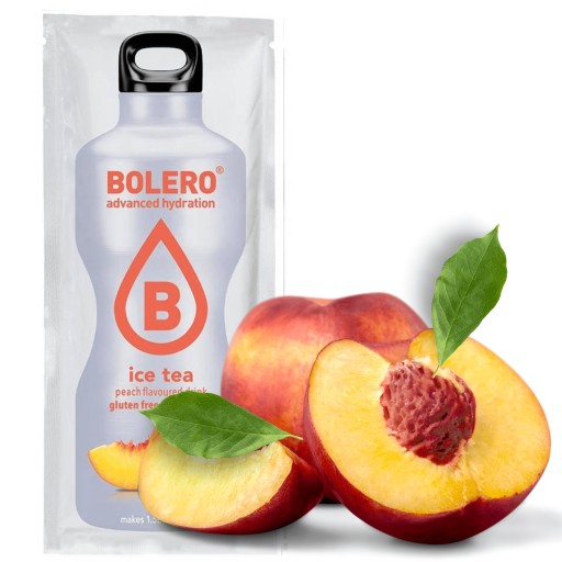 Bolero práškový nápoj Instantný ľadový čaj bez cukru Broskyňový bezlepkový čaj