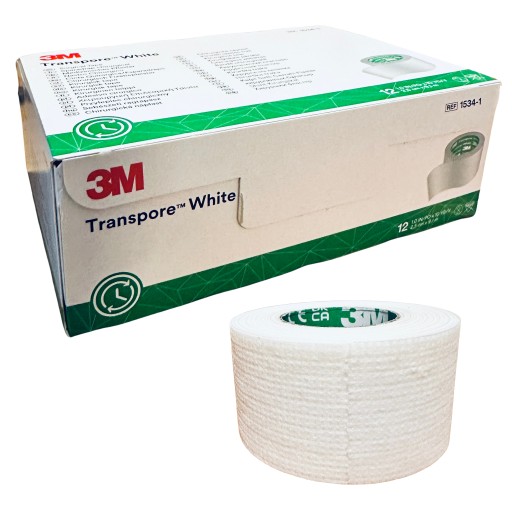 Transpore Biela omietka 2,5 cm x 9,1 m 3M bal. 1 KUS