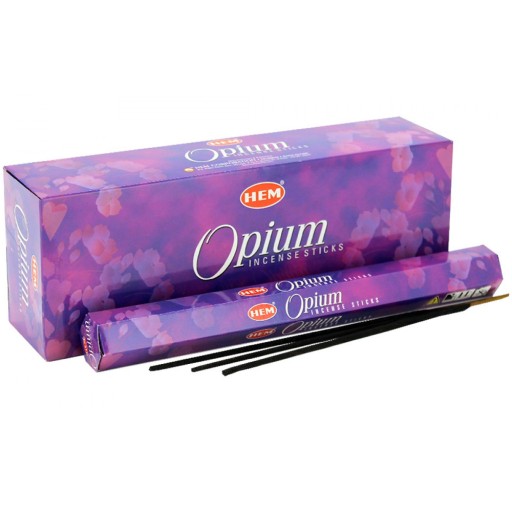 Indické aromatické ópiové vonné tyčinky 20 kusov HEM
