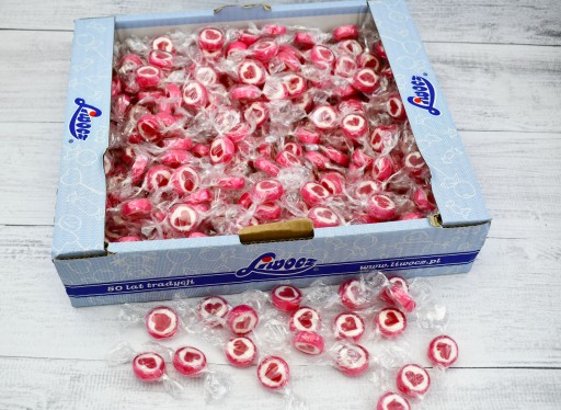 Karamelky so srdiečkami Serce Liwocz 300g Valentín pre zamilovaných