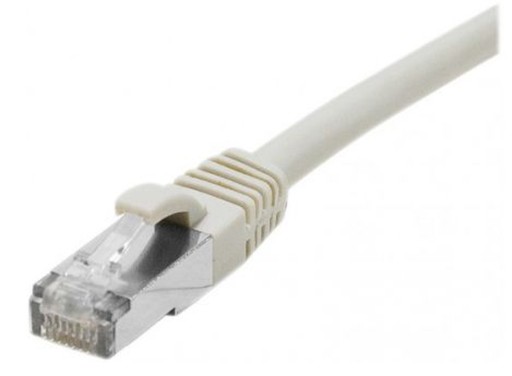 PATCHCORD RJ45 CAT 6A F/UTP LSCH SNG GREY 1M