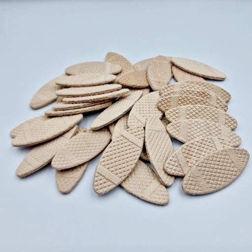 100x kolíky, bukové lamelové spojky, 4 mm x 56 mm. x 23 mm
