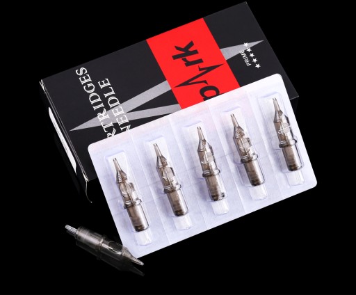 5x 5RS, ŠEDÁ SPARK NÁPLŇ - Ihly, tetovacie náplne BLISTER