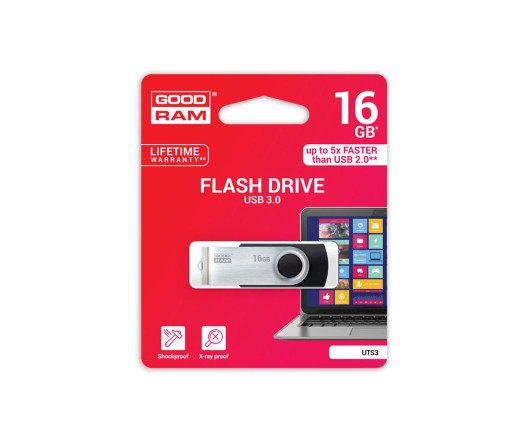 Pendrive GOODRAM 16GB UTS3 60MB/s USB 3.0 čierny