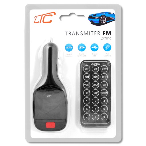 AUTOVYSIELAČ FM REMOTE LTC SD KARTA