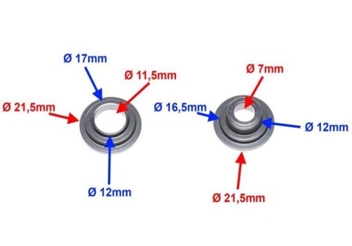 Upevňovacie tesnenia ventilov suzuki gn125